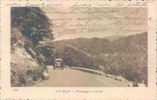 Ab108 cartolina sila usato  Tramonti