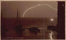 Rayo Impacta Sobre El Puerto~Foto De Jueces Postcard comprar usado  Enviando para Brazil