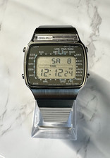 Vintage Seiko A358-5000 Relógio de Quartzo Digital LCD Hora Mundial - Ótimo! comprar usado  Enviando para Brazil