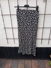 Maxirock schwarz gänseblümch gebraucht kaufen  Hürth