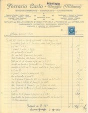 Fattura int. ferrario usato  Mantova