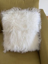 Mongolian sheepskin white for sale  NEWTON ABBOT