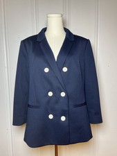 Blazer The Limited Azul Marinho Tamanho XL Botões Brancos Veleiro Náutico ENVIO RÁPIDO comprar usado  Enviando para Brazil