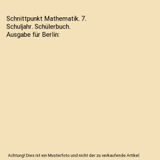 Schnittpunkt mathematik schulj gebraucht kaufen  Trebbin