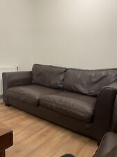 Sold seater leather for sale  STANMORE