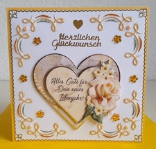 Grußkarte fadengrafik geburts gebraucht kaufen  Schmalkalden