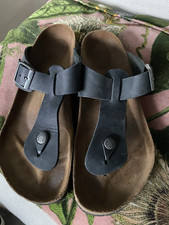 Black birkenstock gizeh for sale  BECKENHAM