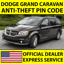 ✅DODGE GRAND CARAVAN RÁDIO DE CARRO ANTI-ROUBO DESBLOQUEIO CÓDIGO PIN RÁPIDO E CONFIÁVEL✅ comprar usado  Enviando para Brazil