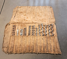 Conjunto de brocas vintage Hibbard Spencer Bartlett broca broca estojo de lona HSB ferramenta Irwin comprar usado  Enviando para Brazil