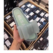 Sandálias de praia femininas Melissa sapatos drag de uma palavra arco plano férias, usado comprar usado  Enviando para Brazil
