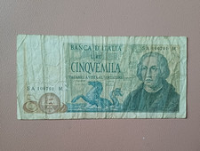 Banconota 5000 lire usato Banconota 5000 lire usato  Arezzo