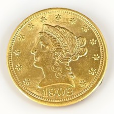 1902 gold quarter for sale  Oldsmar