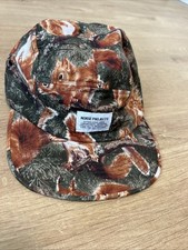 Boné de acampamento masculino Norse Projects azul-petróleo 5 painéis esquilo impressão gráfica OSFM comprar usado  Enviando para Brazil