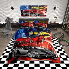 Race car duvet for sale  PETERSFIELD