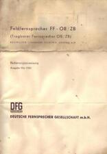 Feldfernsprecher bedienungsanw gebraucht kaufen  Wunstorf