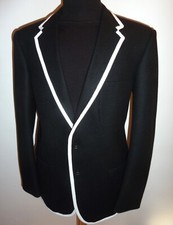 Mens black blazer for sale  WARRINGTON