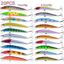 Conjunto de isca artificial para pesca Shopping 20P kit de carpa d'água combate minno duro comprar usado  Enviando para Brazil