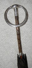 Edwardian black umbrella for sale  PONTYCLUN