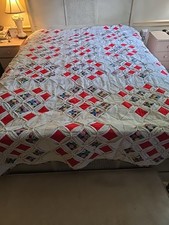 Cathedral window quilt for sale  Monkton