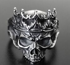 Totenkopf ring edelstahl gebraucht kaufen  Traunreut