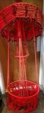 Vintage large macrame for sale  CREWE
