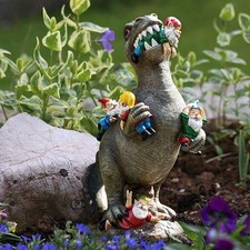 Dinosaur eating gnomes for sale  UK