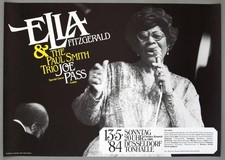 ELLA FITZGERALD Joe Pass Paul Smith – raro pôster original de jazz Düsseldorf 1984 comprar usado  Enviando para Brazil