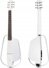 Używany, Gitara elektroakustyczna ENYA NEXG WHITE z włókna węglowego 50W głośnik na sprzedaż  PL