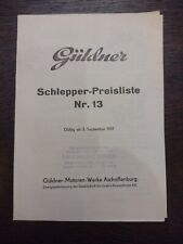 Riginal güldner preisliste gebraucht kaufen  Wedemark