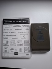 Stampin stempelset kuchen gebraucht kaufen  Ludwigsburg