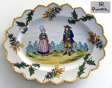 Quimper grand plat d'occasion  Bollwiller