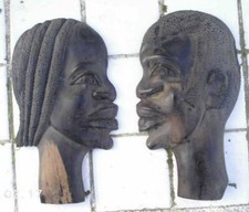 Couple tetes africaines d'occasion  Montauban