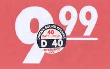 Adesivo sticker vintage usato  Italia