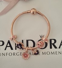 Pandora bracelet rose d'occasion  Expédié en Belgium