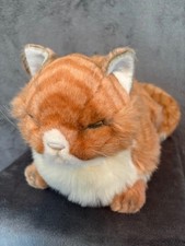 Usado, VINTAGE AVANTI APLAUSE PELÚCIA LARANJA GATO MALHADO 14" BICHO DE PELÚCIA REALISTA comprar usado  Enviando para Brazil
