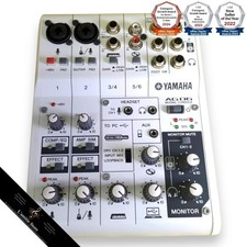 YAMAHA AG06 6 canais mixer de transmissão ao vivo branco console de mixagem usado no Japão comprar usado  Enviando para Brazil