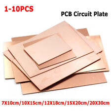 Placa de circuito PCB laminada folheada a cobre face única/dupla 7x10cm-20x30cm, usado comprar usado  Enviando para Brazil
