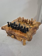 Handmade wooden chess for sale  BEDALE