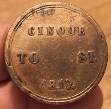 Tornesi 1817 sicilie usato  Olbia