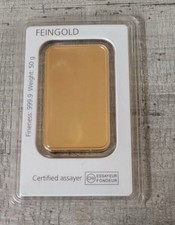Degussa goldbarren feingold gebraucht kaufen  Düsseldorf
