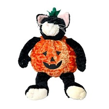 Bolsa de feijão Fiesta abóbora gato preto pelúcia Jack-O-Lantern brinquedo de Halloween recheado 12"" comprar usado  Enviando para Brazil