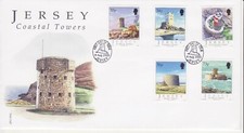 Usado, Selos GB Capa Primeiro Dia Jersey Torres Costeiras, defesa, torre, guarda, parede 2005 comprar usado  Enviando para Brazil
