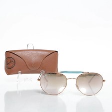 Ray-Ban, okulary przeciwsłoneczne, RB 3540, okrągłe, złote, unisex (dorośli) #4rv na sprzedaż  PL