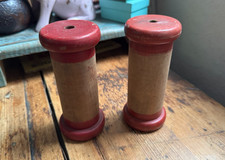 Pair vintage wooden for sale  MANSFIELD