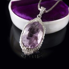 Antikschmuck anhänger amethys gebraucht kaufen  Zweibrücken