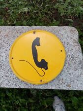 Insegna smaltata telefonica usato  Visone