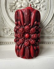 Vtg red carved for sale  Boise
