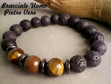 Bracciale uomo pietre usato  Italia