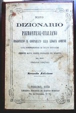 Nuovo dizionario piemontese usato  Bologna