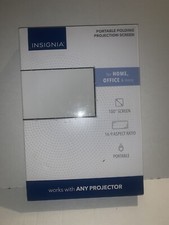 Tela de projeção dobrável portátil Insignia 100” tela proporção 16,9  comprar usado  Enviando para Brazil